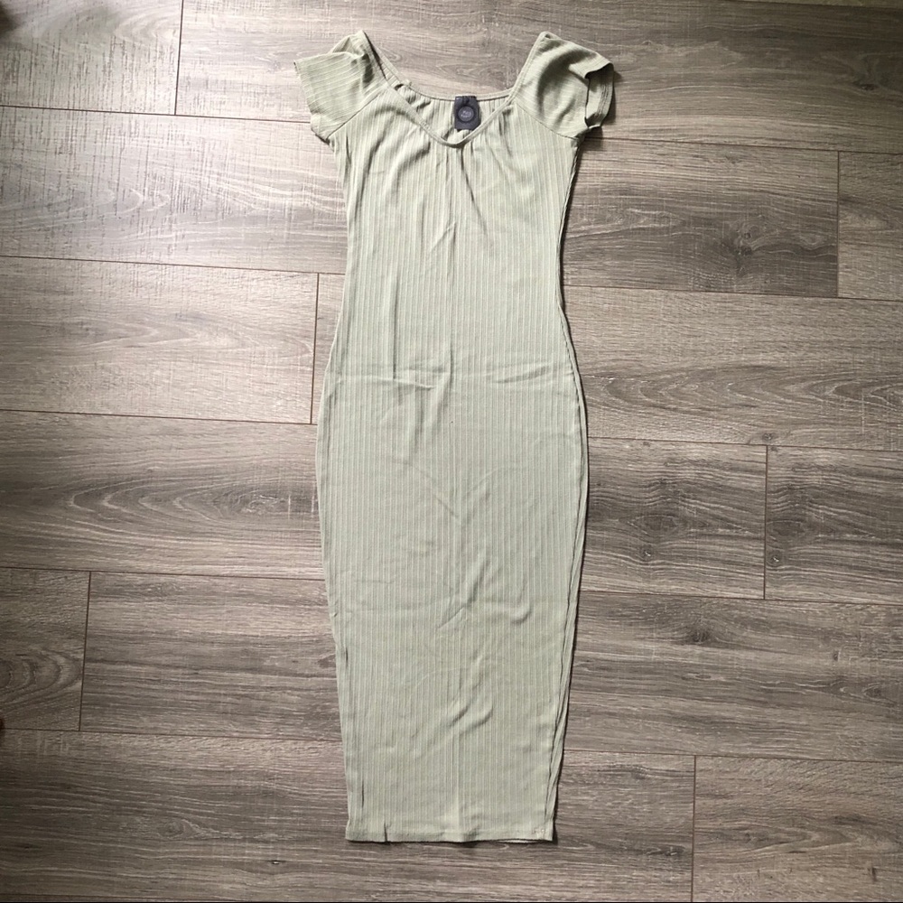May Pink Dress- light green